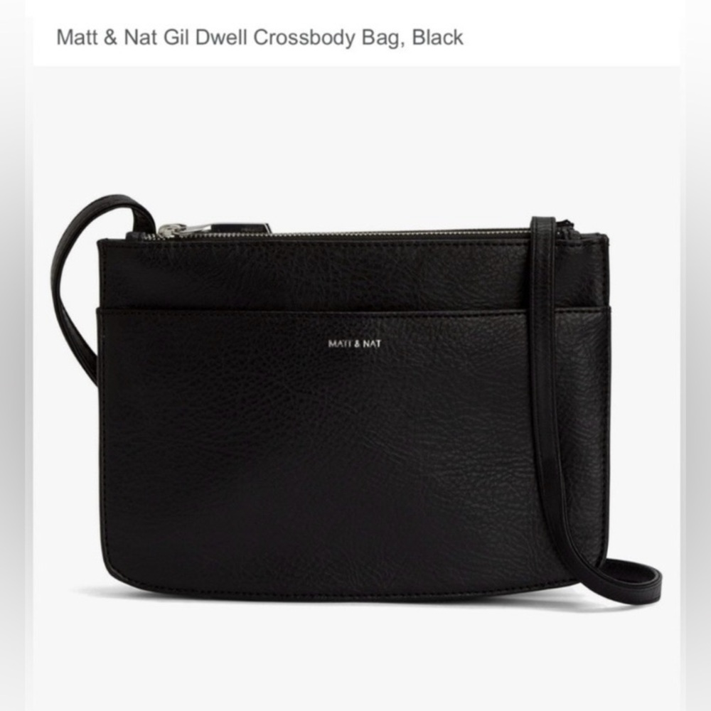 Matt& Nat Black Gil Dwell Crossbody Bag